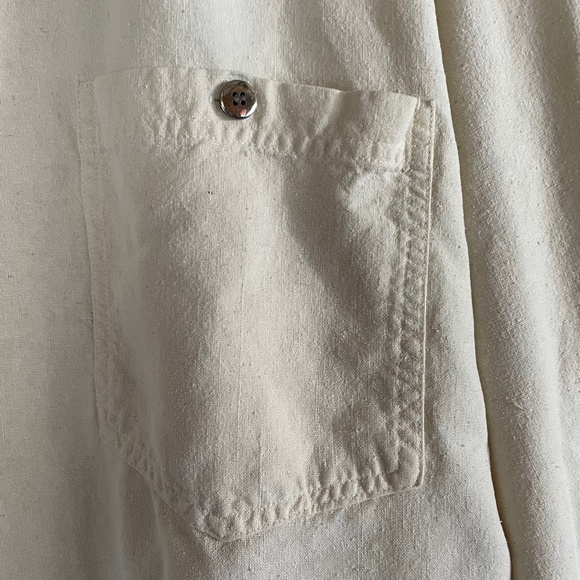 Vintage 90's American Rebel Sacrifice Nothing Silk Button Down Shirt Large - Picture 6 of 8